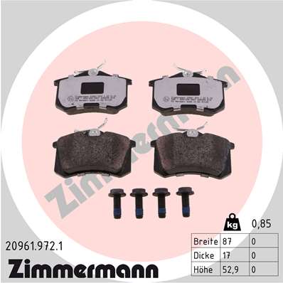 Arka Balata Fluence-megane II-III-P207-P308-P307-P...