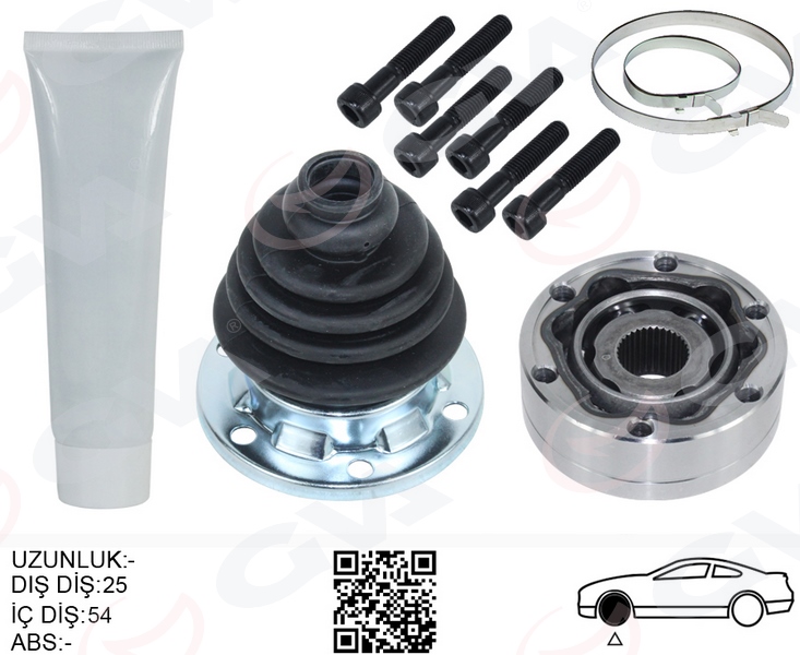 Aks Kafa İç GOLF2-GOLF3-GOLF4-GOLF5-JETTA-PASSAT-A...