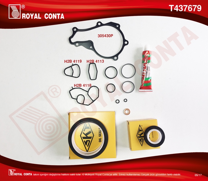 Motor Alt Takım Conta (Skt Keçeli)