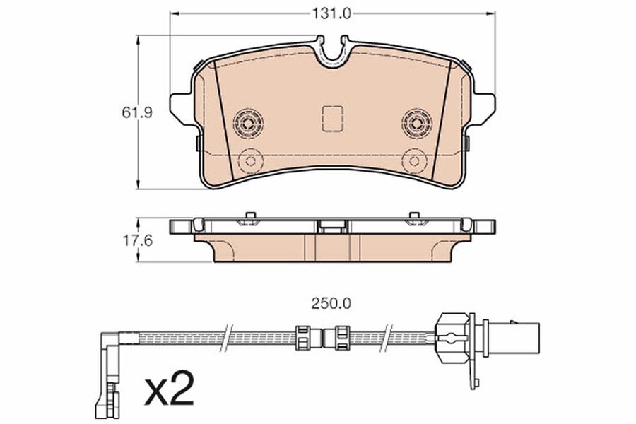 DİSK BALATA ARKA AKS AUDI A8 D4 (4H2-4H8-4HC-4HL) -