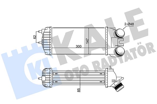 İNTERCOOLER BERLINGO-XSARA PICASSO-PEUGEOT PARTNER 1.6 HDI 02=>