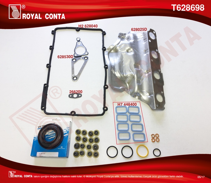 Motor Takım Conta (Alt Üst Full) Skt Keçeli