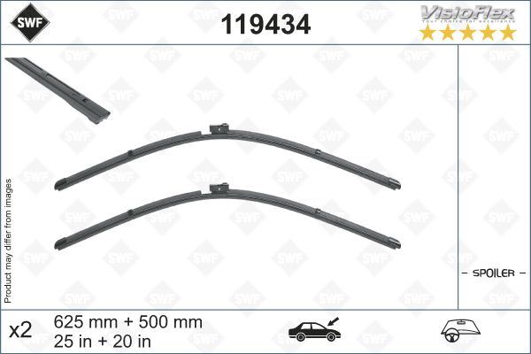 Swf Visioflex Flat Blade