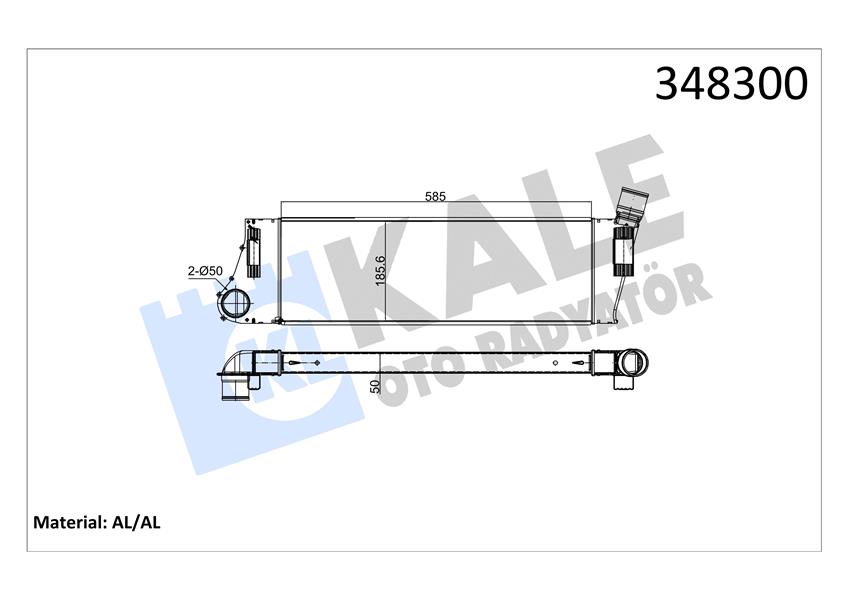 Turbo Radyatörü (Intercooler) Mgn Ii-scenic II 1.5...