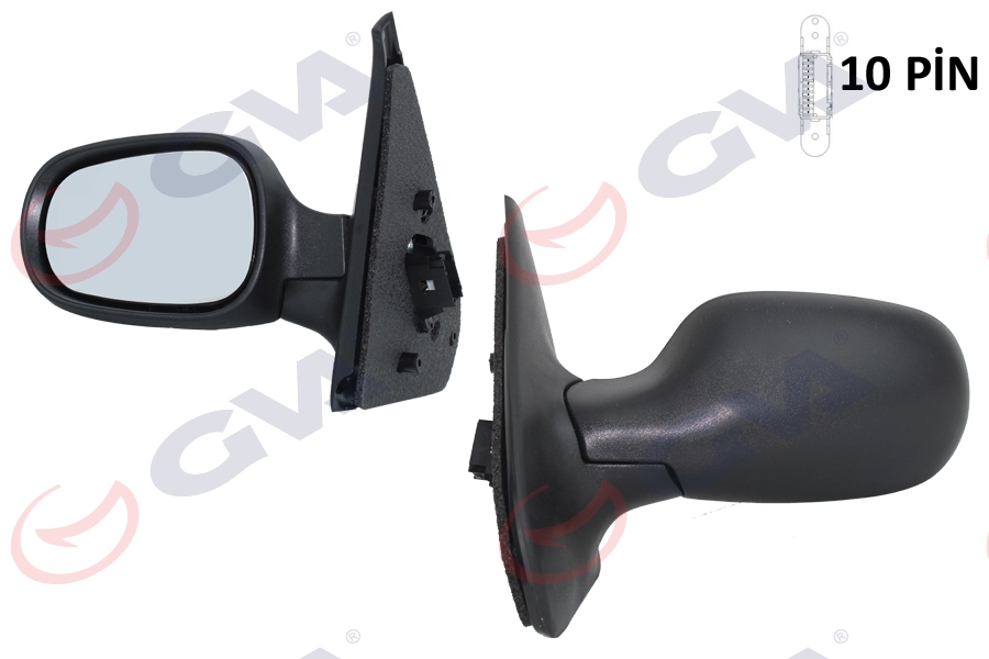 DIŞ DİKİZ AYNASI SOL SYMBOL 00> ELEKTRİKLİ+ASFERİK 3 FİŞ VM-136EHAL