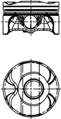 Piston + Segman 84.00mm Std