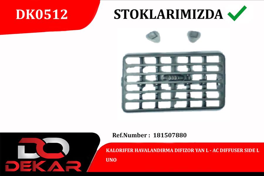 Kalorifer Havalandirma Difizor Yan L