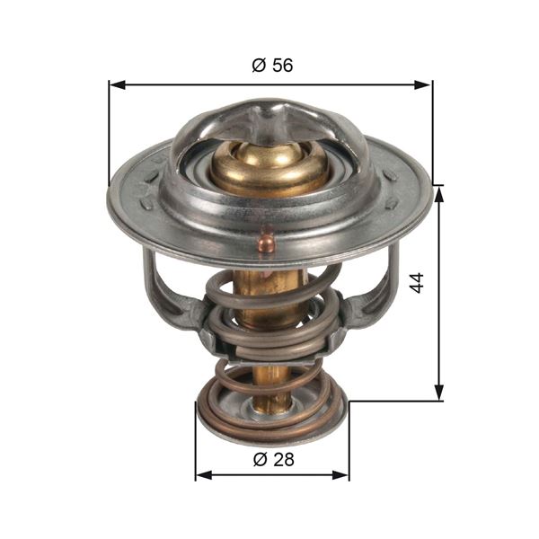 Termostat C4-P4008 1.8 Hdi 2012=> (4N13)