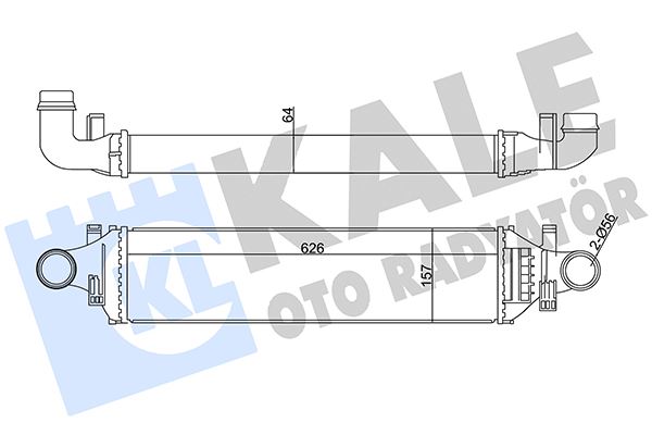 TURBOSARJ RADYATORU MERCEDES W176 W246 C117 X117 X156