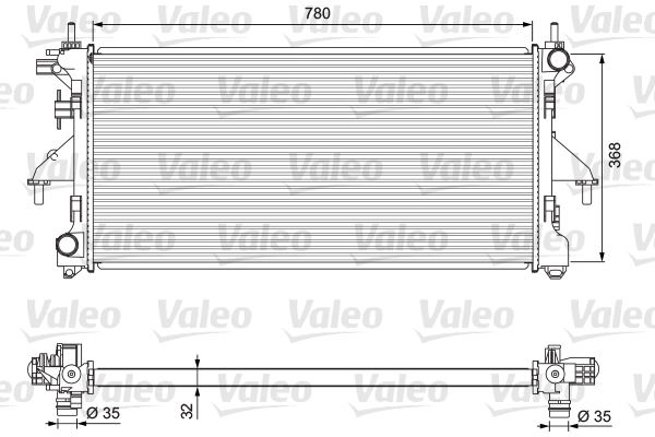 MOTOR SU RADYATÖRÜ PEUGEOT BOXER-CITROEN JUMPER-FIAT DUCATO 2.2 HDİ 06> (KLİMASIZ+KLİMALI+MEK+OTOM.)