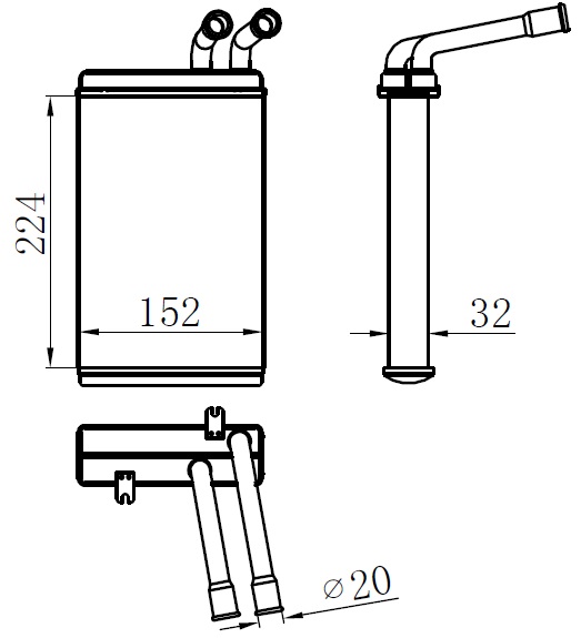 (X) Kalorifer Radyatörü Brazing