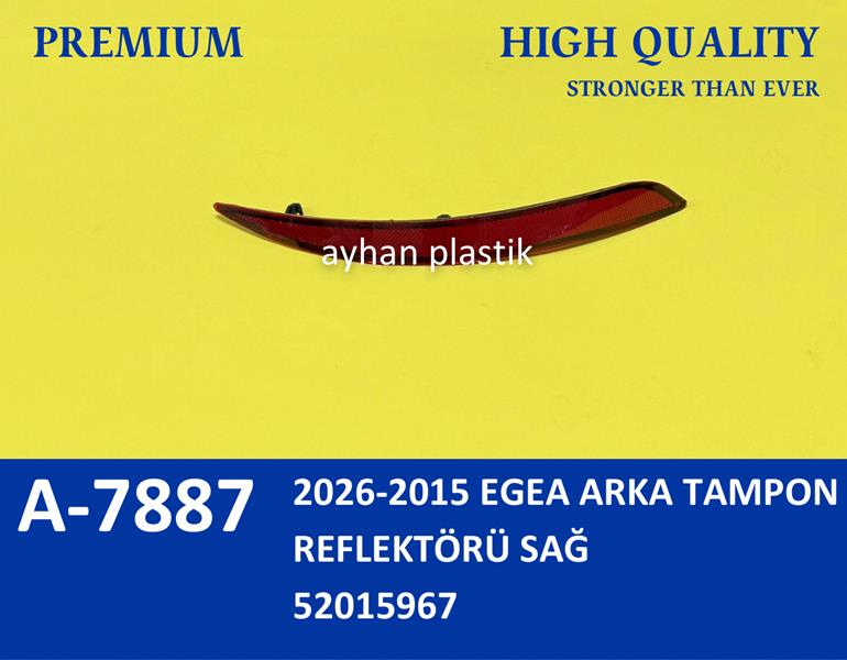 Arka Tampon Reflektörü Sağ