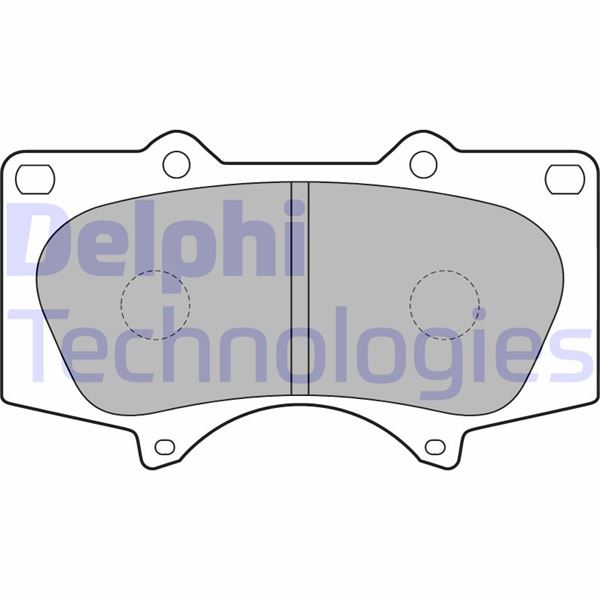ÖN FREN BALATA TOYOTA HILUX 3.0L 1KD-FTV KUN26 4x4 09-11 / LAND CRUISER PRADO 4.0L 1GR-FE GRJ150 09-> 3.0L 1KD-FTV KDJ120 D-4D 03-09 / MITSUBISHI PAJERO 3.2L 4M41 V98W 07->