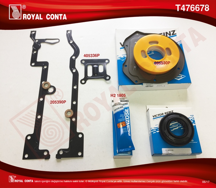 Motor Alt Takım Conta (Reinz Keçeli) (Skzsiz) Tra...