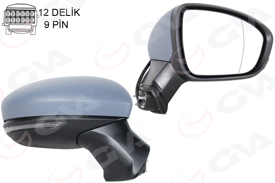 Dış Ayna Sağ Elektrikli Astarlı Kapakli Isıtmalı R...