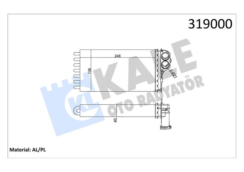 Kalorifer Radyatörü 206 98>XSARA 99>