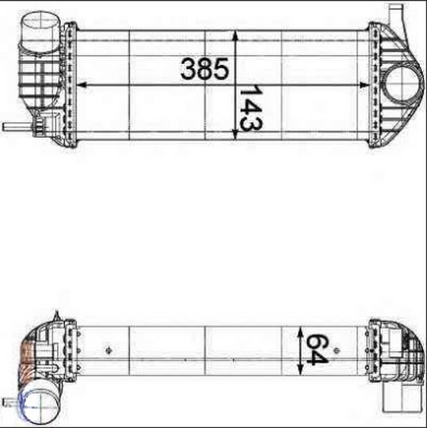 Turbo Radyatörü (Intercooler) Kng 1.5DCI 2008> ...