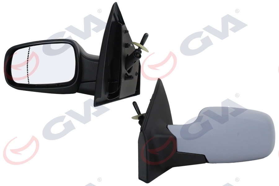 DIŞ DİKİZ AYNASI SOL RENAULT CLIO III 05> MEKANİK+ASTARLI+ASFERİK 2 FİŞ VM-6136PAL