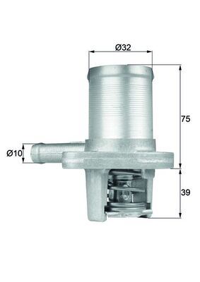 Termostat (Komple) Twng 1.2 D7F-CLIO I-ii-kng 1.2 ...