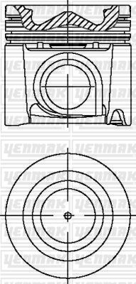 Motor Piston + Segman (Std)