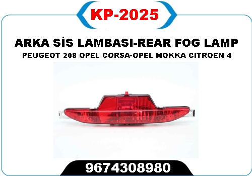Reflektor Arka Tampon Orta