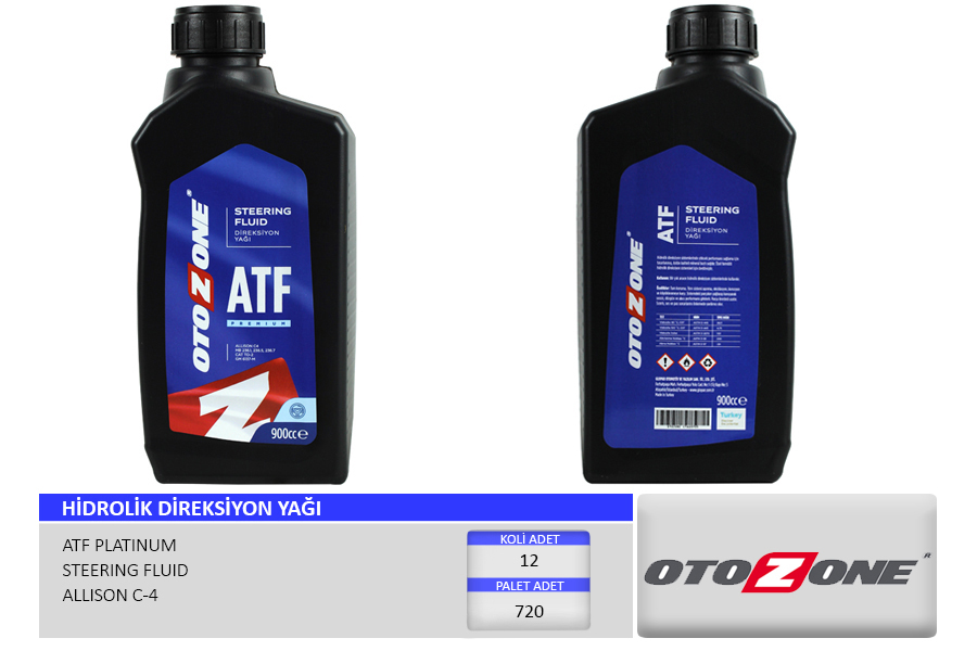 Otomatik Şanzıman Yağı Atf III 3 Lt Platinum Dexro...