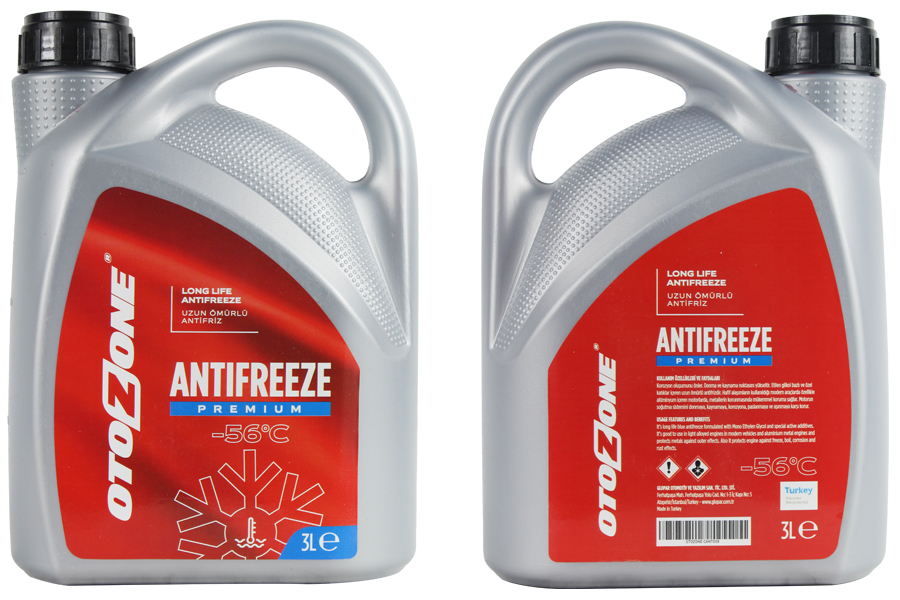 Antifriz 3 Lt -56 C Kırmızı Long Life (Koli 6 Ad) ...