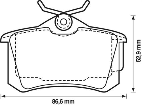 Arka Balata Mgn Ii-lgn-golf Iii-iv-passat Iii-polo...