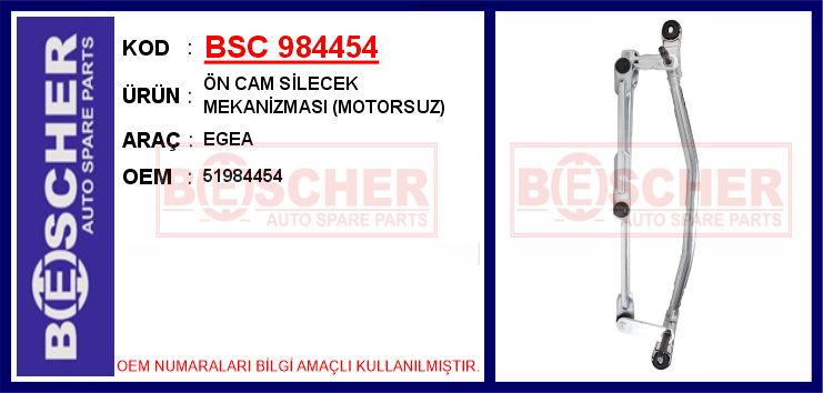 Ön Cam Silecek Mekanizmasi