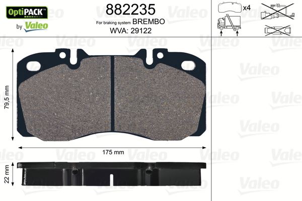 Disk Fren Balatası (Optipack) Iveco Eurocargo