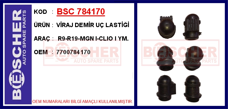 Viraj Demir Uç Lastiği R9-R19-MGN I-clio I Ym.