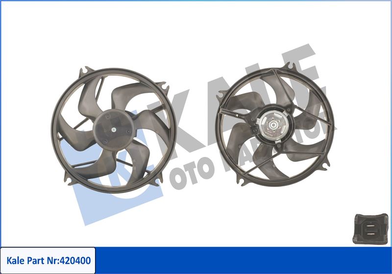 FAN MOTORU ÇERÇEVELİ PARTNER II-BERLINGO III-XSARA PICASSO 1.6HDI (460W-385mm)
