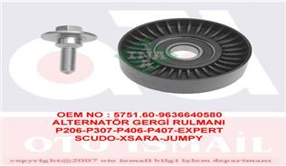 Alternatör Gergi Rulmanı P206-P307-P406-P407-P607-...