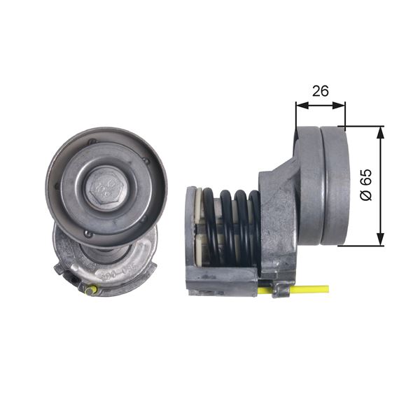 ALTERNATÖR GERGİ RULMANI CADDY III-GOLF V-VI-JETTA III-PASSAT-POLO-TOURAN-OCTAVIA 1.2TFSI-1.4TFSI