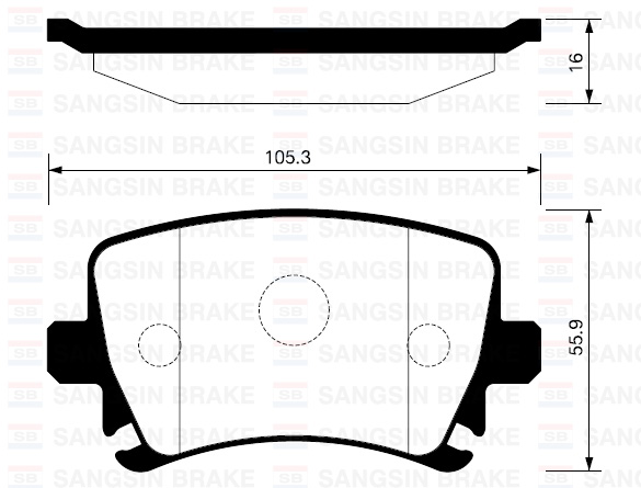 Arka Balata PASSAT-CC-CADDY-GOLF5-GOLF6-JETTA-A3-A...