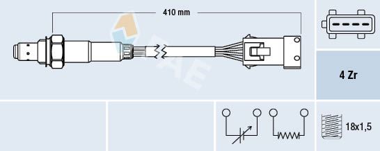 OKSİJEN SENSÖRÜ (ÖN) (4FİŞLİ) ASTRA G-ASTRA H-INSIGNIA A-VECTRA B-C-MERIVA A-ANTARA-CAPTIVA-AVEO-C2- C3-LACETTI-P206-P307-P308-PARTNER-BERLINGO-MGN-CLIO-LGN-TWNG-LOGAN-SANDERO 1.4-1.6-1.8-2.0