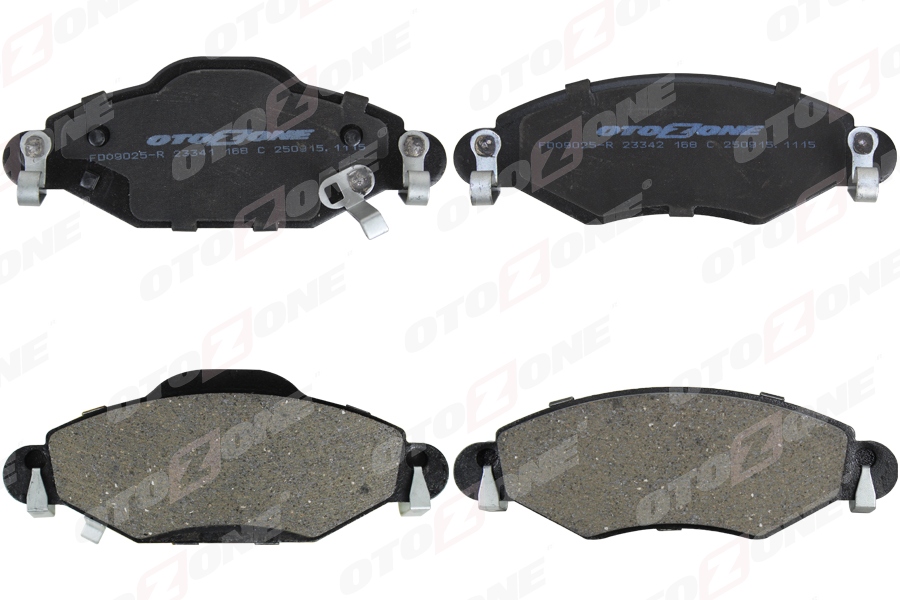 ÖN FREN BALATA TOYOTA YARIS 1.0L 1SZ-FE SCP10 fransız üretim 03-05 / 1.3L 2SZ-FE SCP12 fransız üretim 03-05