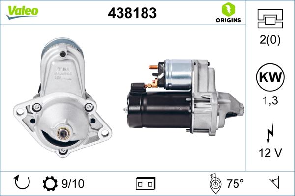 Marş Motoru 12V 1.1KW 9 Dış