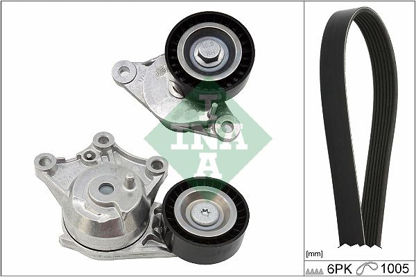 ALTERNATÖR GERGİ KİTİ (6PK1004-6PK1005) P208-P2008-P308-PARTNER-BERLINGO-JUMPY-C4-DS3 1.6 BlueHDI