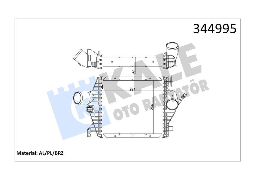 TURBOSARJ RADYATORU MERCEDES VITO W638