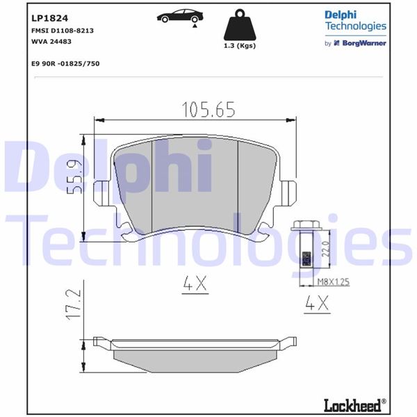 Arka Balata PASSAT-CC-CADDY-GOLF5-GOLF6-JETTA-A3-A...