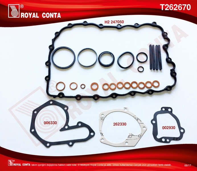 Alt Takım Conta Keçesiz Krt Cntl Kng-exp-clio 1.9D...