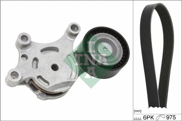 ALTERNATÖR GERGİ KİTİ (6PK975) P207-P308-P3008-P5008-PARTNER-BERLINGO-C3-C4-C5-DS3-DS4 1.4-1.6 HDI