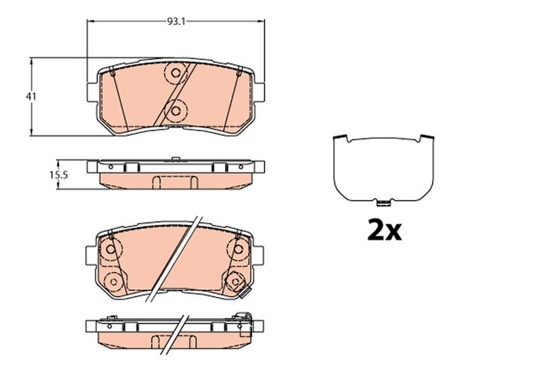 ARKA BALATA HYUNDAI İX35 1.6-2.0-2.0 4WD 10=> KIA CERATO II 2.0-1.6 CVVT-2.0 GDI 10=>