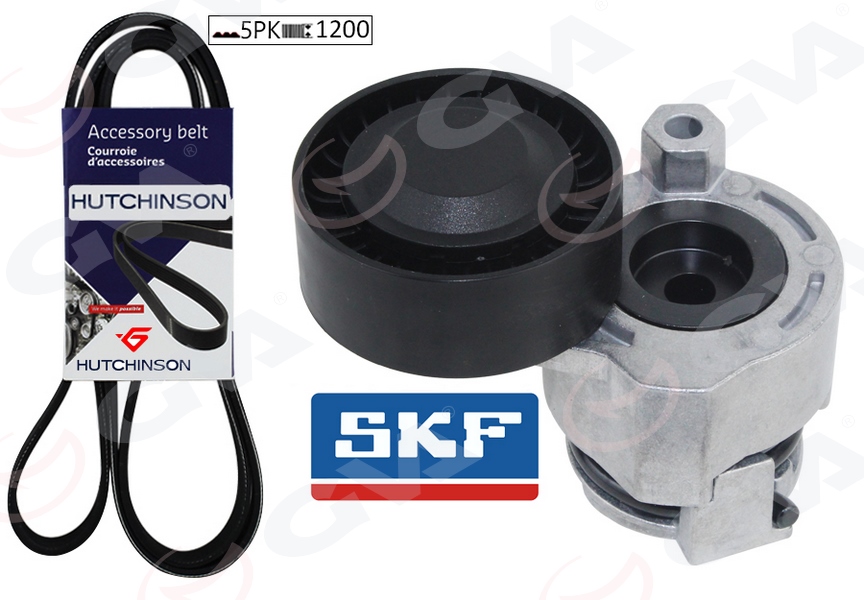 ALTERNATÖR GERGİ KİTİ (KÜTÜKLÜ) RENAULT CLIO II 98>05 KANGOO 01> MEGANE II 02>08 MODUS 04> 1.4 16V-1.6 16V-1.5dCi (5PK1200)