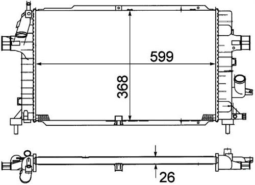 Radyatör Z13DTH Tanim ZR1 65025..> Ast-h