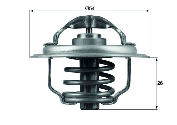 TERMOSTAT (87C) GOLF V-VI-PLUS-JETTA III-PASSAT-TIGUAN-A3-A6-LEON 2.0TDI(BMA BKP BKP-BKD-CBAB-CBDA)