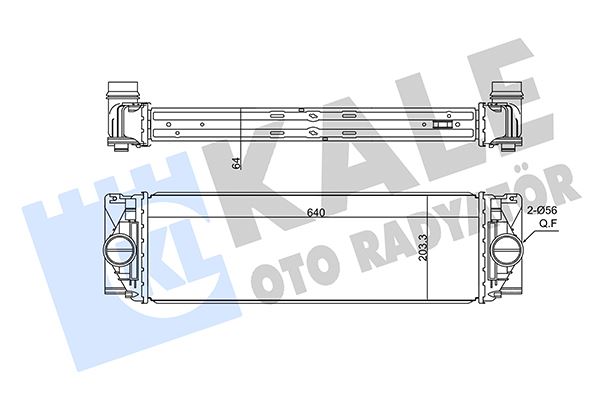TURBO RADYATORU (INTERCOOLER) W906 SPRINTER CDI CRAFTER 2.0 TDI 06>