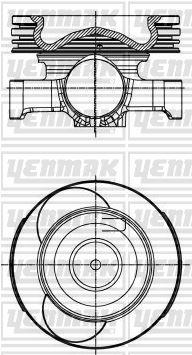 Motor Piston+segman