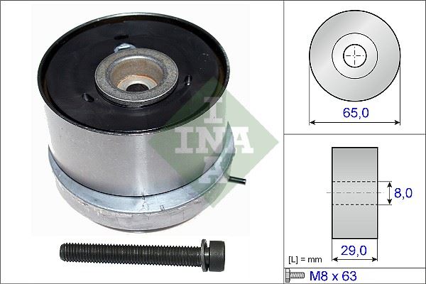 EKSANTRİK GERGİ RULMANI ASTRA G-ASTRA H-J-VECTRA C-INSIGNIA-MERIVA-ZAFIRA 1.6-1.6T-1.8 16V Z16XEP-XER-A16LET-XER-B16XER (55555653-55560082-5636451-563631)